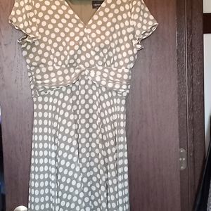 💌HOST PICK💌 Olive Green Polka Dot Dress